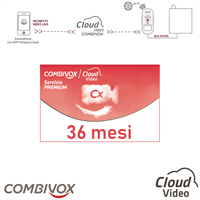 71.336 COMBIVOX CLOUD Servizio Premium VIDEO 36 Mesi